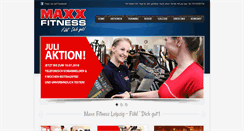 Desktop Screenshot of maxx-fitness-leipzig.de